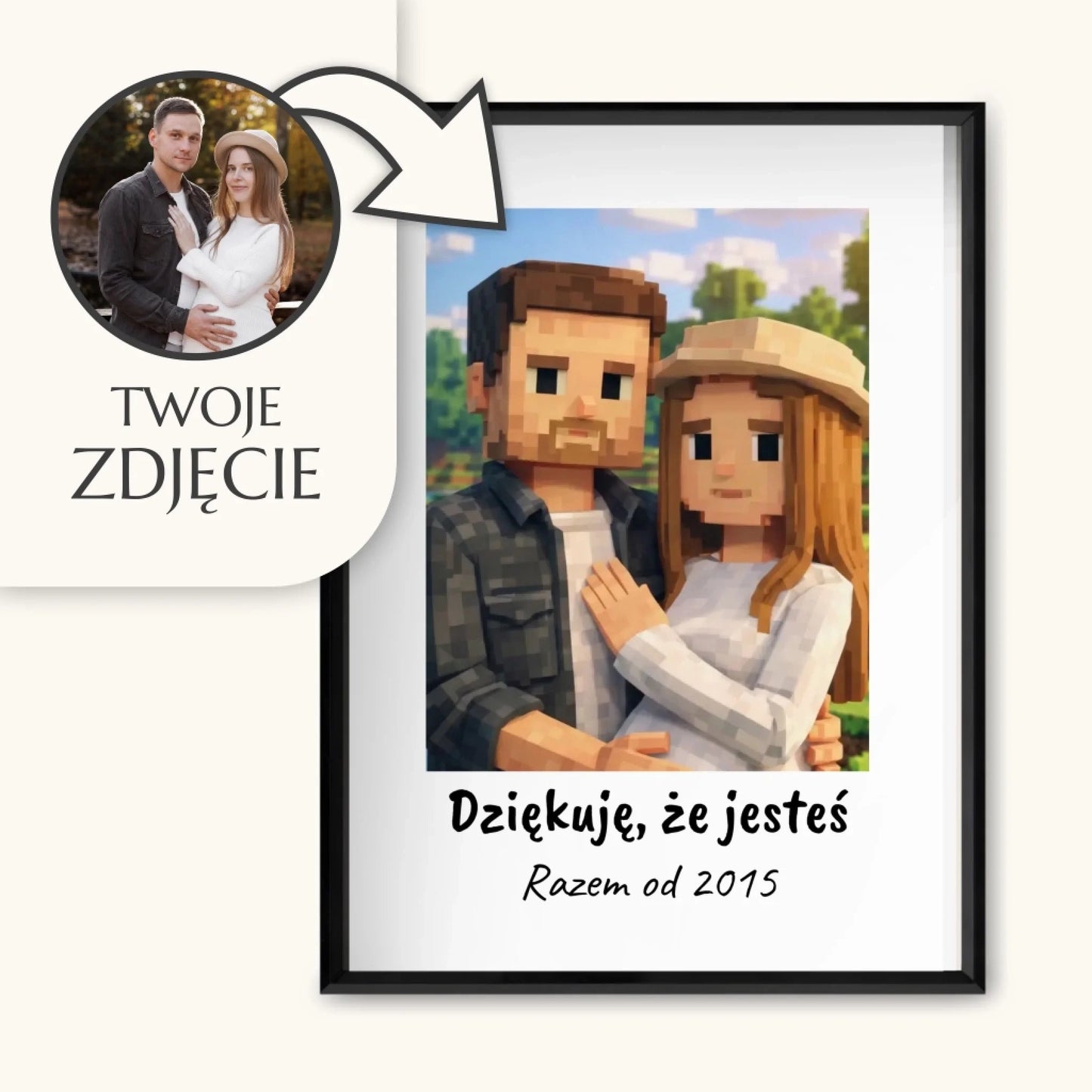PIKSEL Z PODPISEM - TaPanda.pl