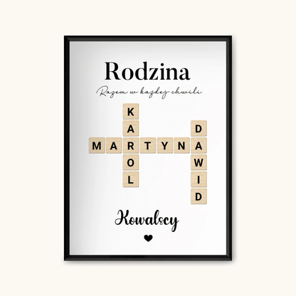SCRABBLE Z IMIONAMI - TaPanda.pl