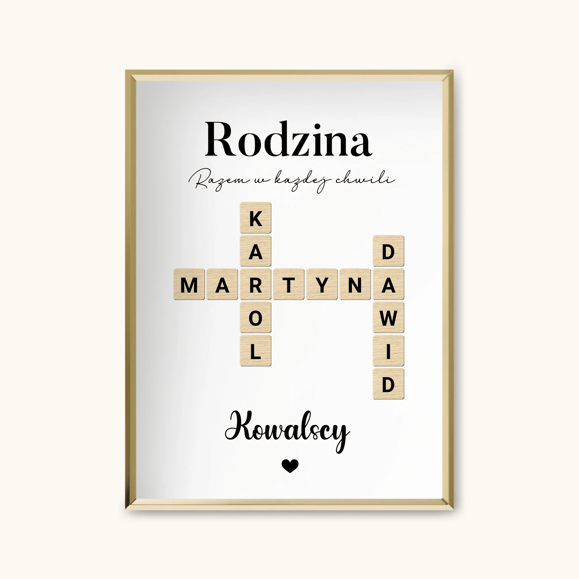 SCRABBLE Z IMIONAMI - TaPanda.pl
