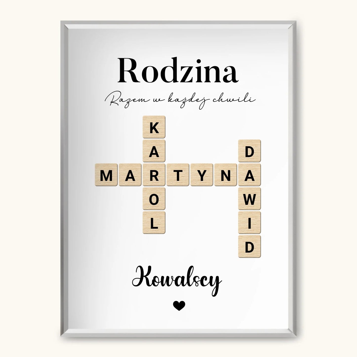 SCRABBLE Z IMIONAMI - TaPanda.pl
