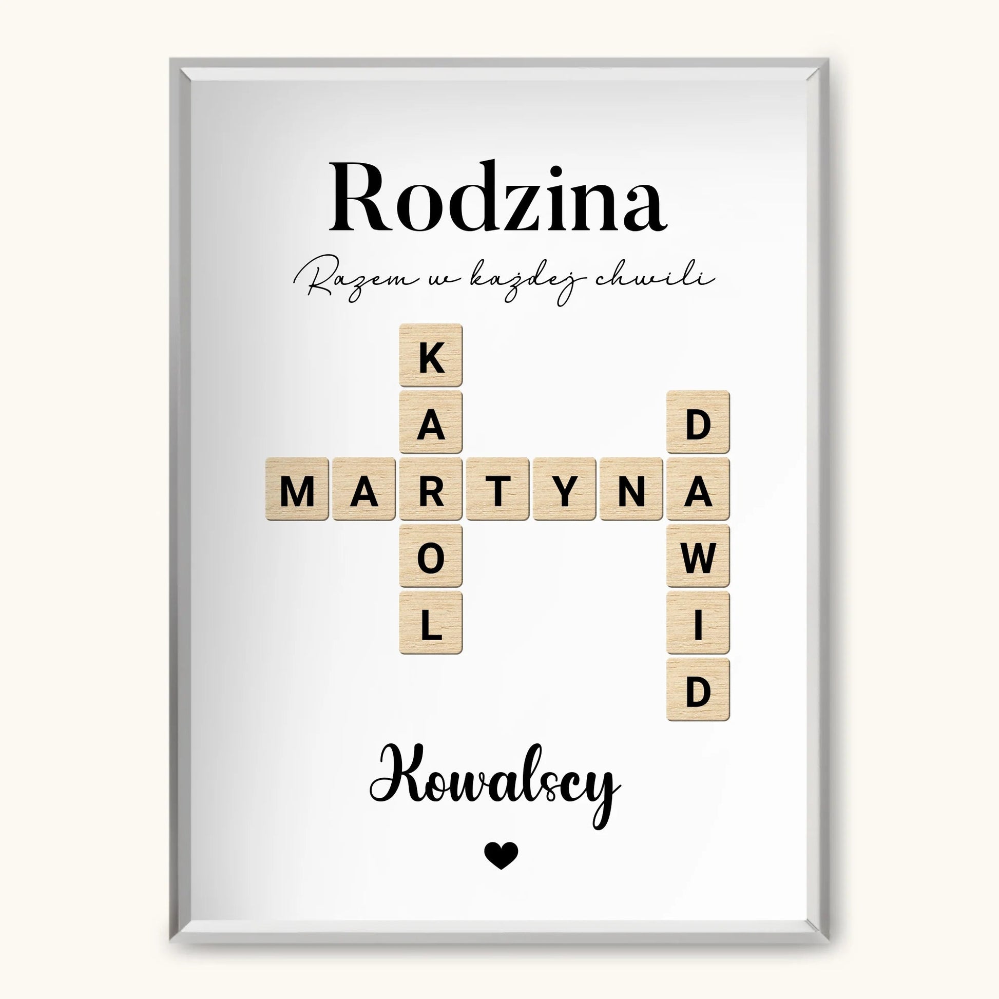 SCRABBLE Z IMIONAMI - TaPanda.pl