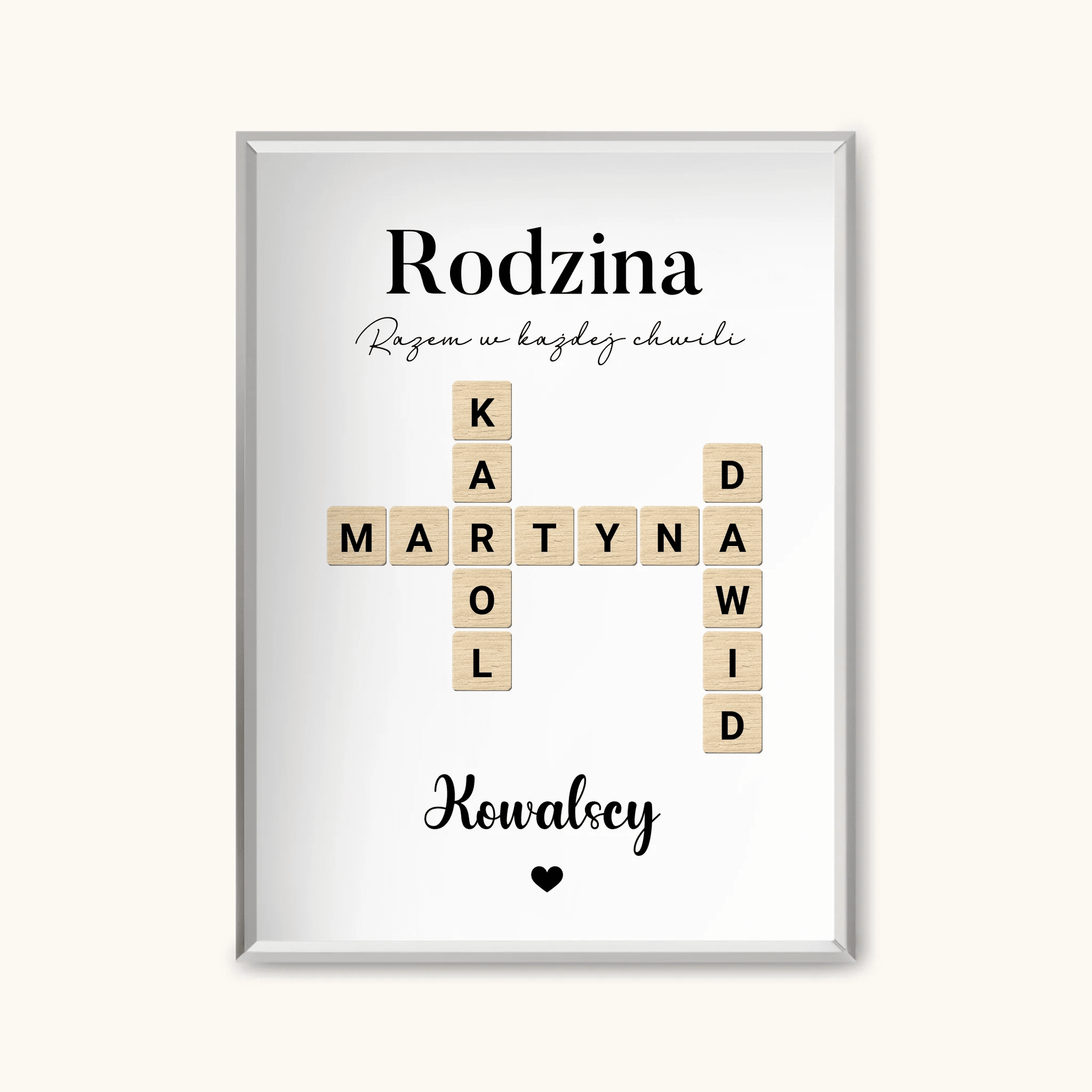 SCRABBLE Z IMIONAMI - TaPanda.pl