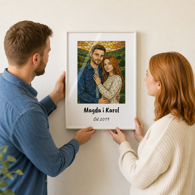 Personalizowany kadr i trwały druk